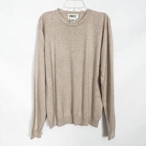 PORTS International Vintage Silk Cashmere Cream Sweater Size Medium